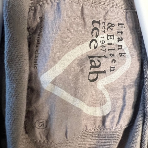 Frank + Eileen Tee Lab Tee- Grey Colored- Women's Size XS - Picture 5 of 7